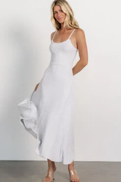 New Baltic Born Adair Knit Dress | Silver Shimmer SilverShimmer
