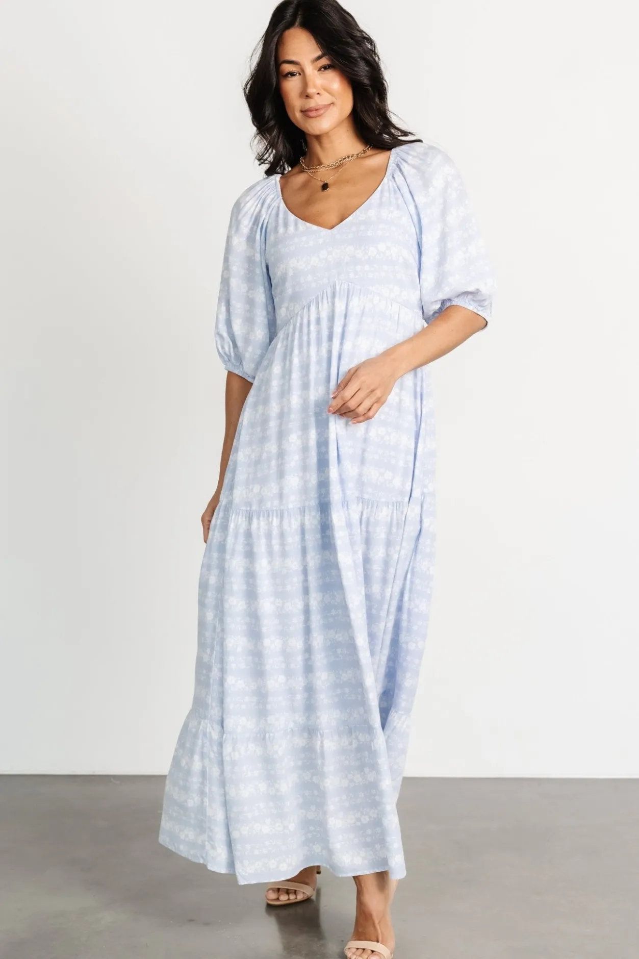 New Baltic Born Adalee Dress | Light Blue Floral LightBlueFloral