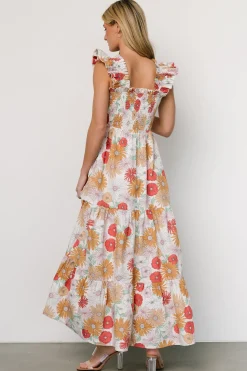 Clearance Baltic Born Adela Maxi Dress | Cream Multi Floral CreamMultiFloral