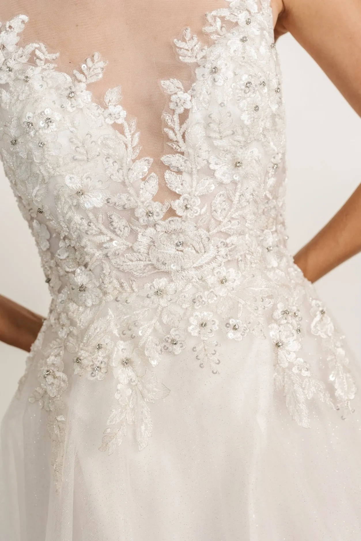 Best Baltic Born Affection Shimmer Bridal Gown | Off White OffWhite