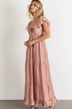 Fashion Baltic Born Agatha Maxi Dress | Dusty Mauve DustyMauve