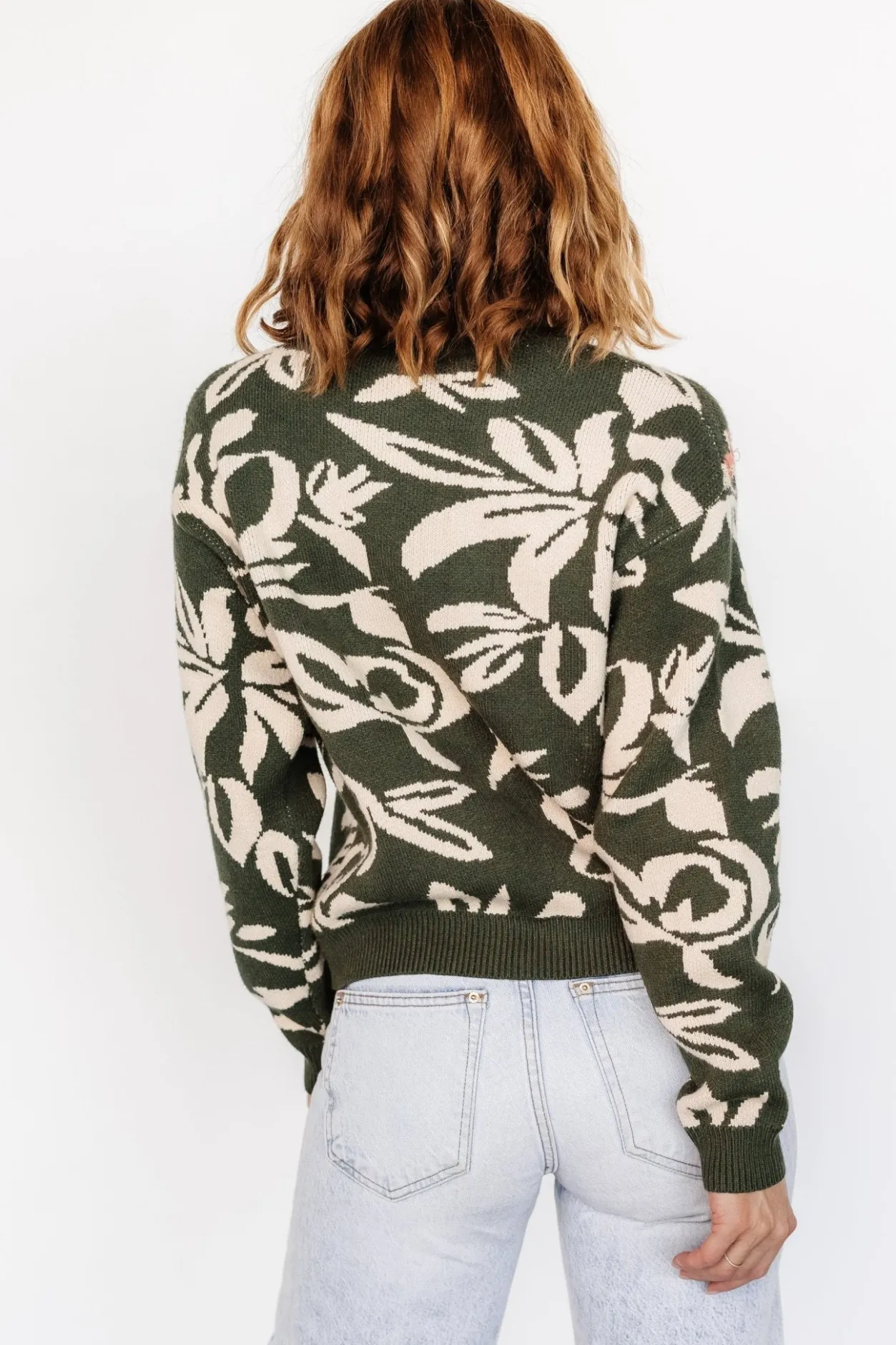 Best Baltic Born Aiden Sweater | Green Print GreenPrint
