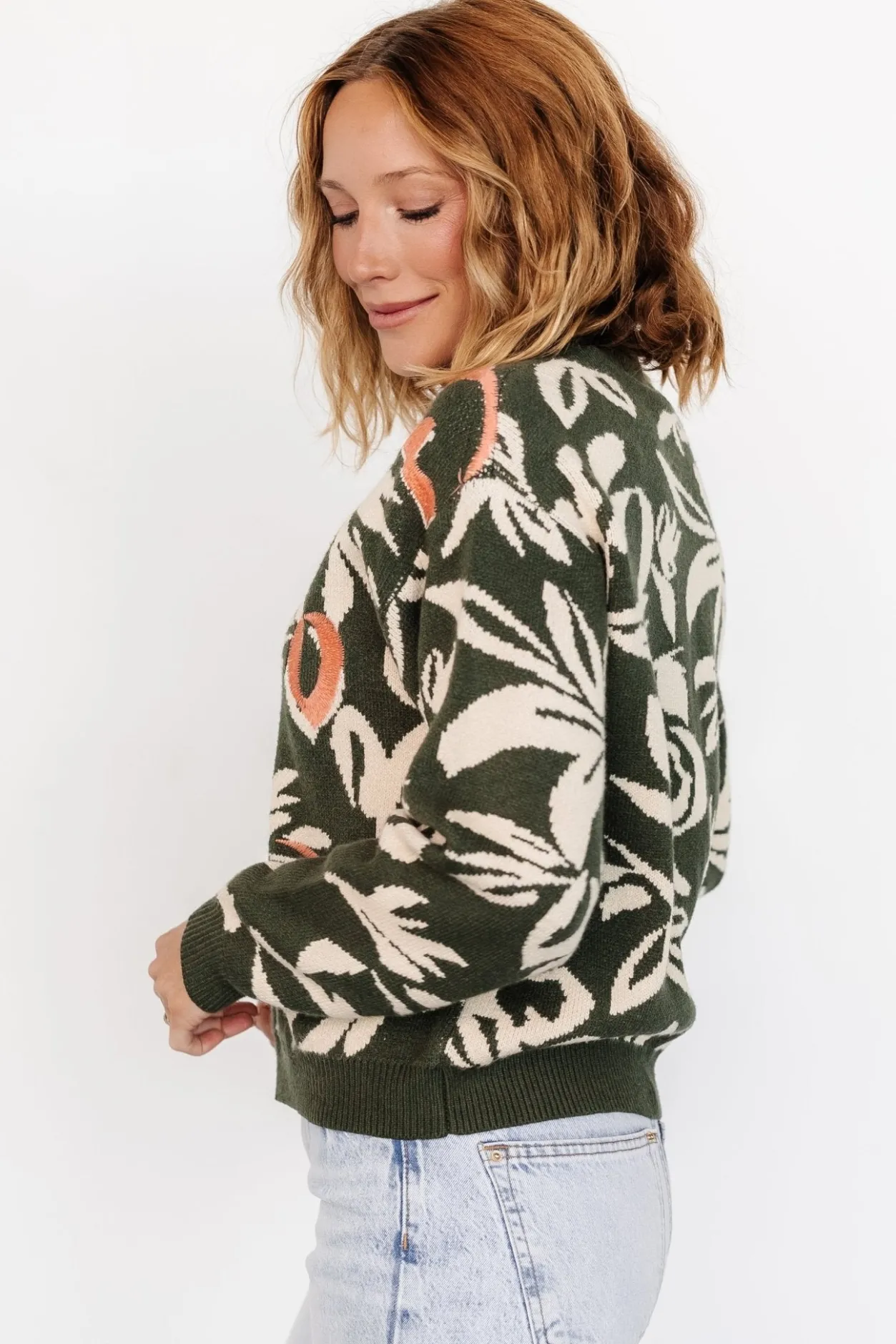 Best Baltic Born Aiden Sweater | Green Print GreenPrint