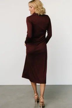 Outlet Baltic Born Aiko Mock Neck Dress | Mulberry