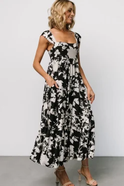 Clearance Baltic Born Aita Maxi Dress | Black + Ivory Floral Black+IvoryFloral