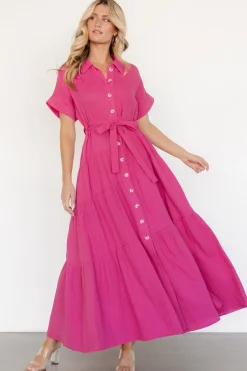 Best Baltic Born Aizey Button Up Maxi Dress | Pink