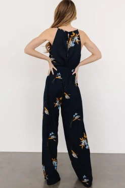 Best Baltic Born Alameda Halter Jumpsuit | Navy Blue Floral NavyBlueFloral