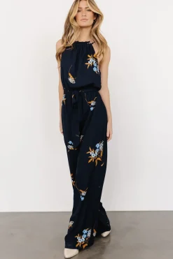 Best Baltic Born Alameda Halter Jumpsuit | Navy Blue Floral NavyBlueFloral