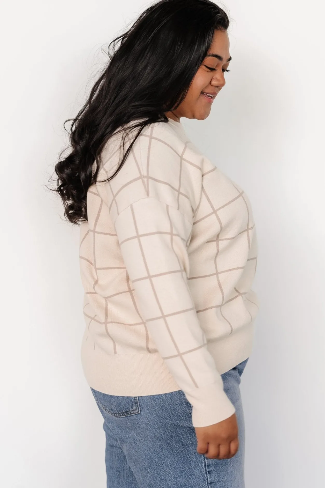 Outlet Baltic Born Alden Knit Sweater | Oatmeal + Taupe Oatmeal+Taupe