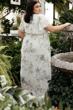 Best Baltic Born Alexandria Smocked Maxi Dress | Dusty Sage Floral DustySageFloral