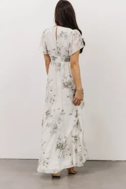 Best Baltic Born Alexandria Smocked Maxi Dress | Dusty Sage Floral DustySageFloral