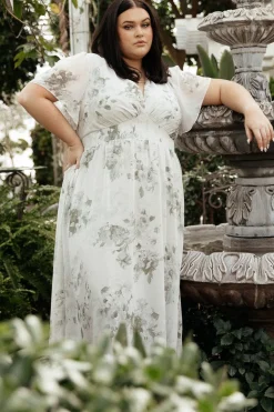 Best Baltic Born Alexandria Smocked Maxi Dress | Dusty Sage Floral DustySageFloral