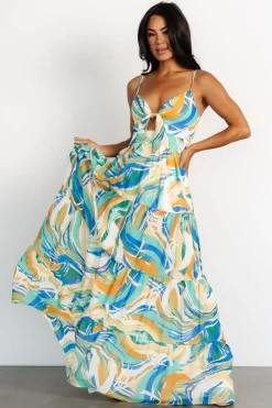 Discount Baltic Born Alexis Maxi Dress | Blue Multi Print BlueMultiPrint