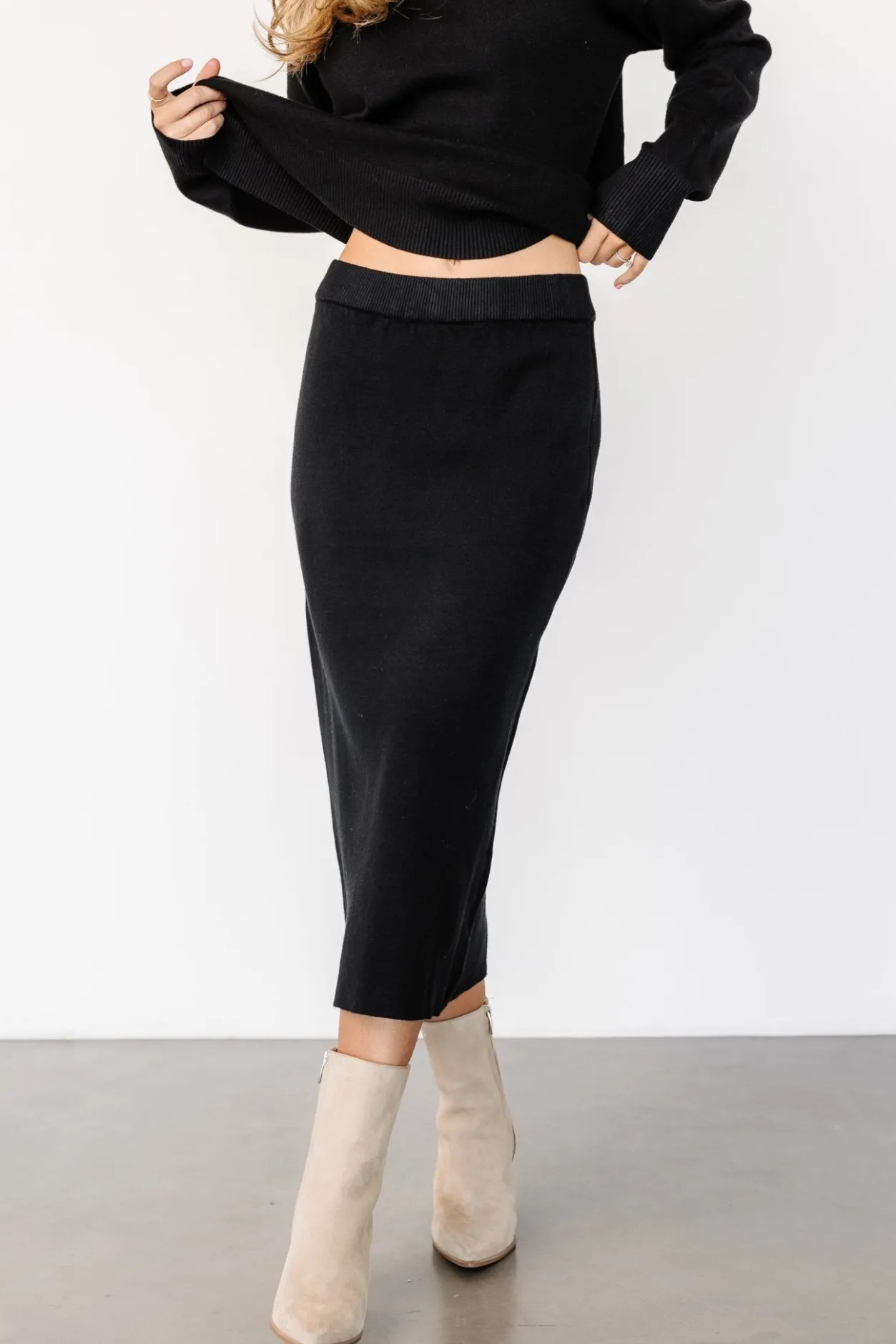 Best Baltic Born Ali Knit Skirt | Black