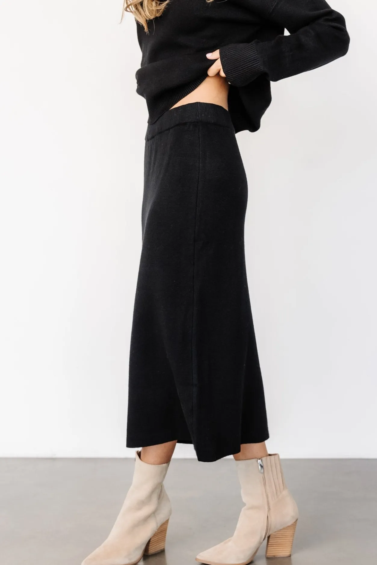 Best Baltic Born Ali Knit Skirt | Black
