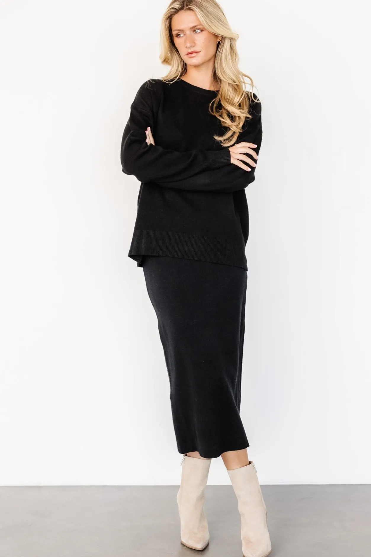 Best Baltic Born Ali Knit Skirt | Black