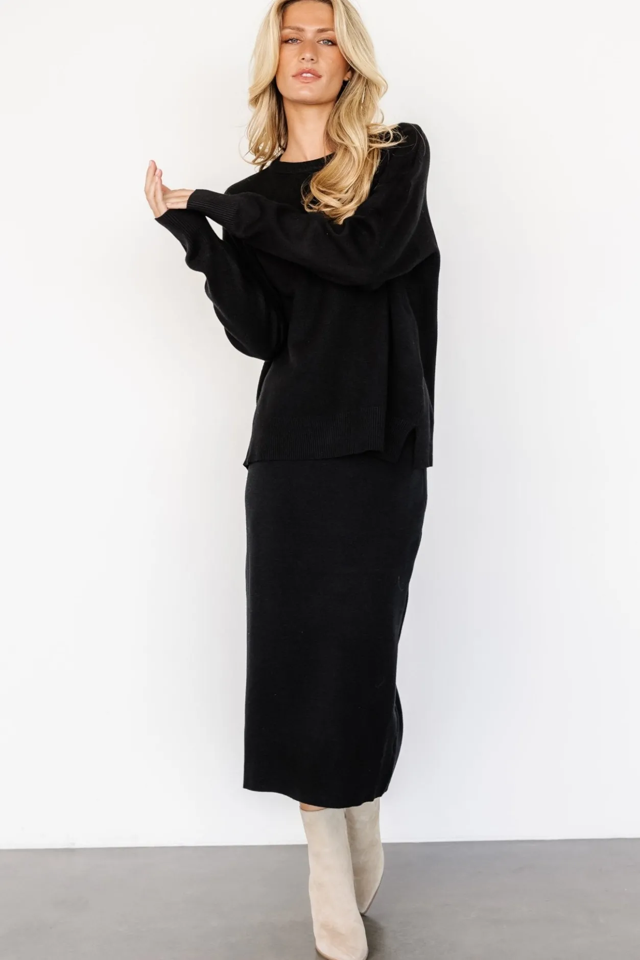 Best Baltic Born Ali Knit Skirt | Black