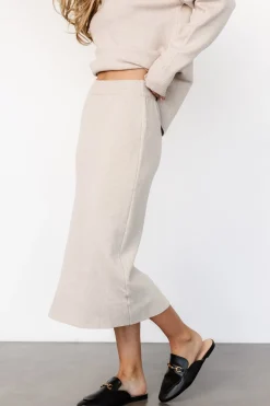 Clearance Baltic Born Ali Knit Skirt | Taupe