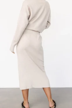 Clearance Baltic Born Ali Knit Skirt | Taupe
