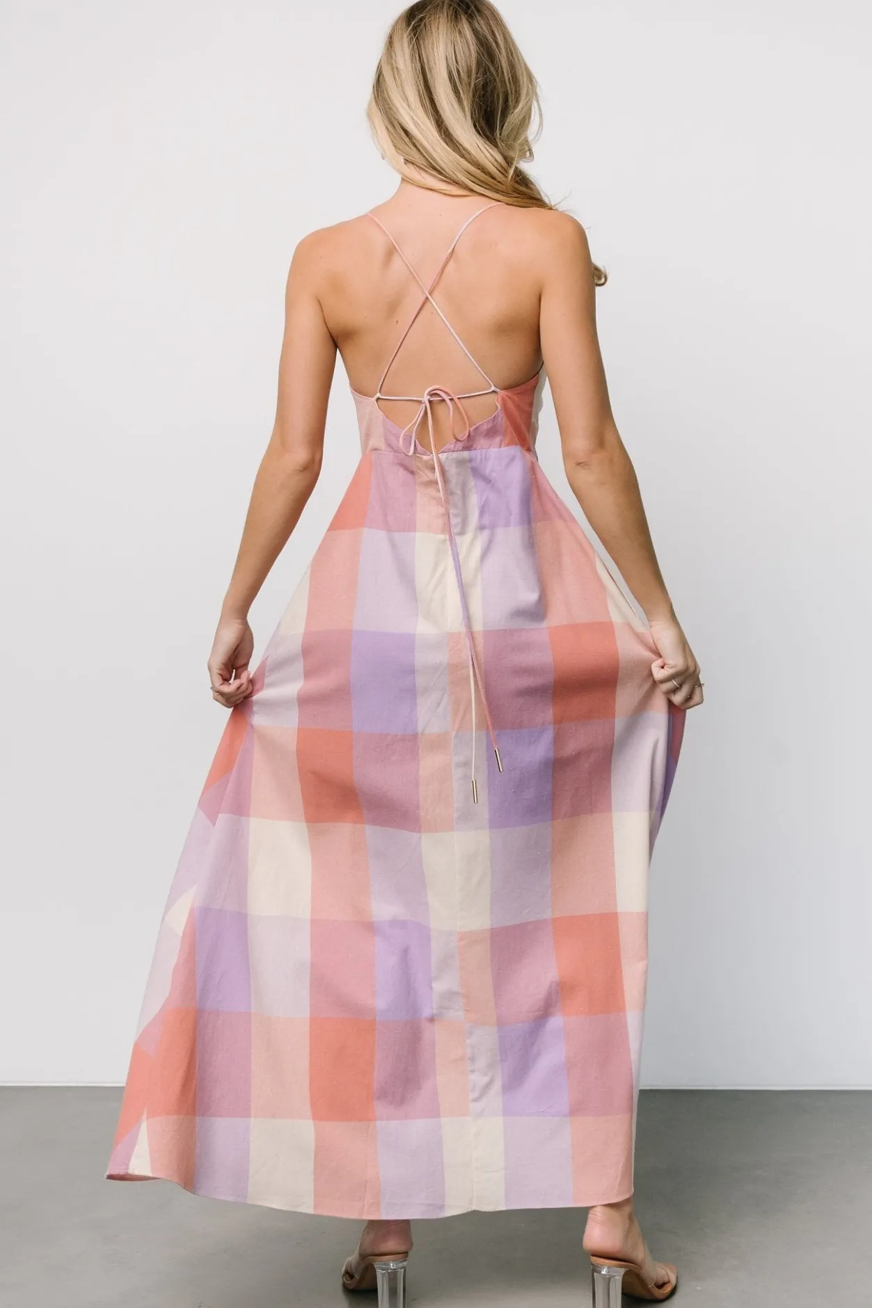Hot Baltic Born Ally Maxi Dress | Lavender + Coral Multi Lavender+CoralMulti