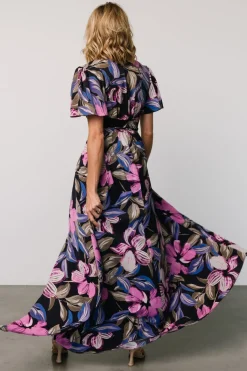 Discount Baltic Born Alva Maxi Dress | Black Multi BlackMulti