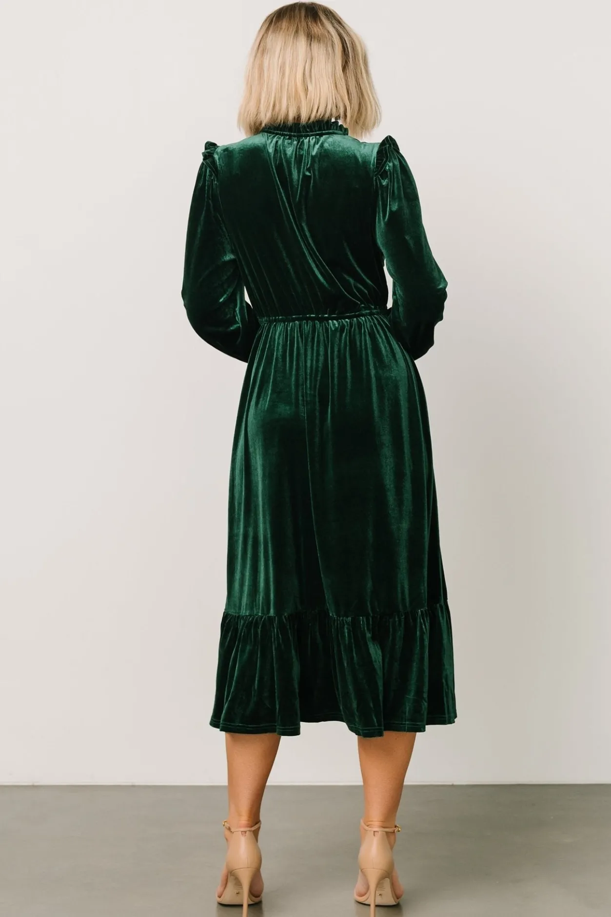 Fashion Baltic Born Amadora Velvet Dress | Green