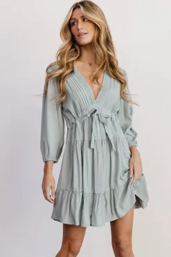 Fashion Baltic Born Amelia Boho Mini Dress | Sage