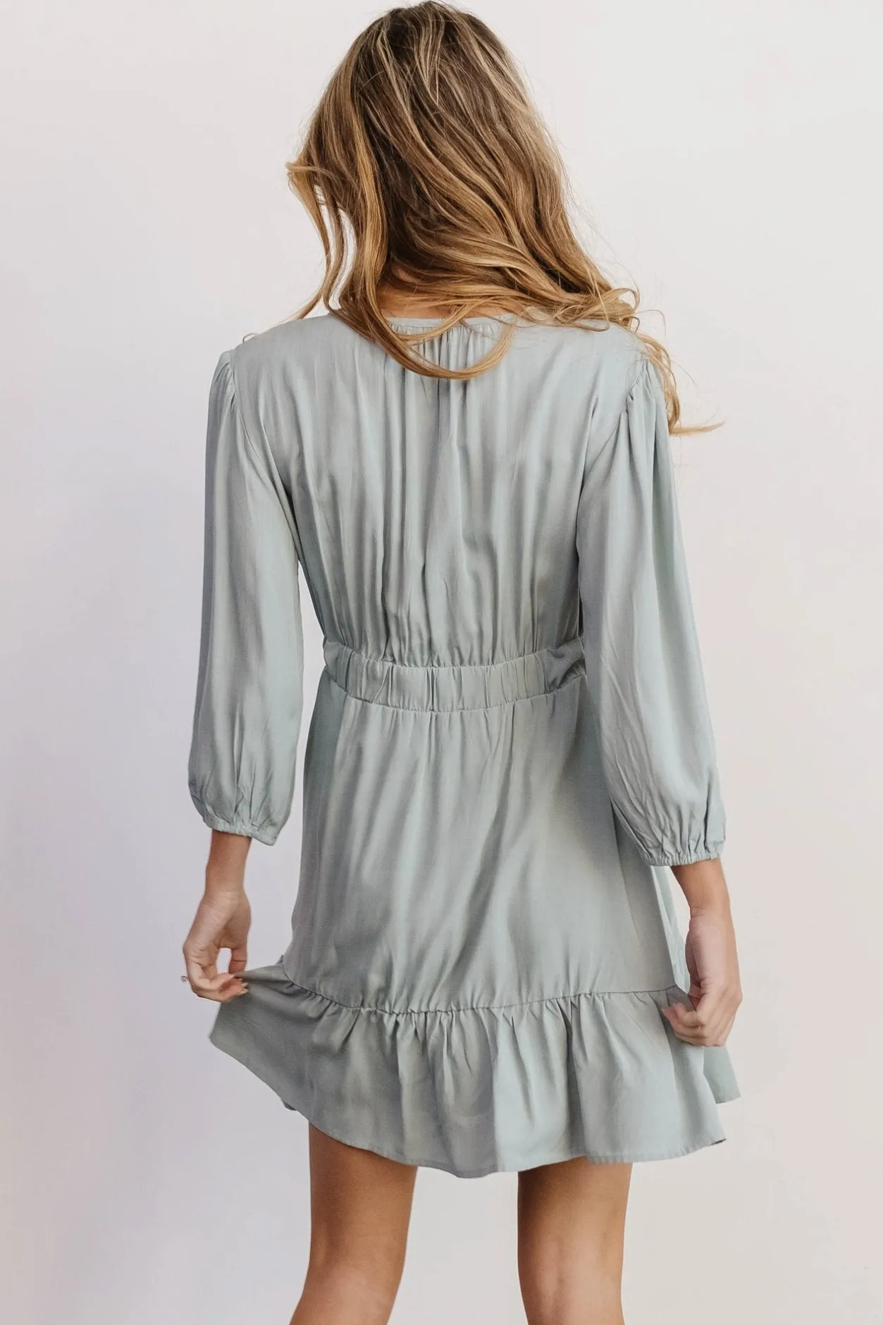 Fashion Baltic Born Amelia Boho Mini Dress | Sage