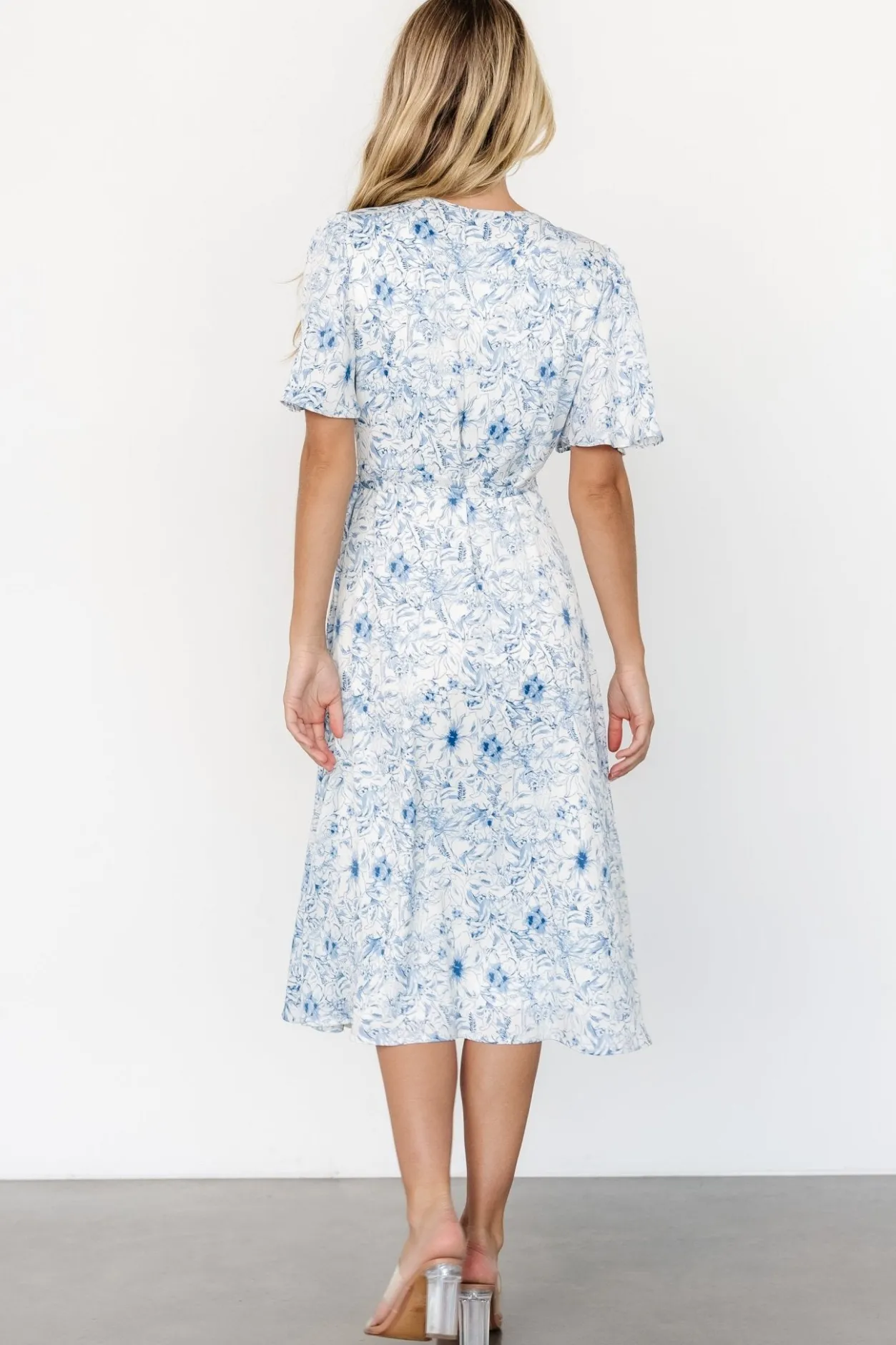 New Baltic Born Amelie Wrap Midi Dress | Blue Print BluePrint