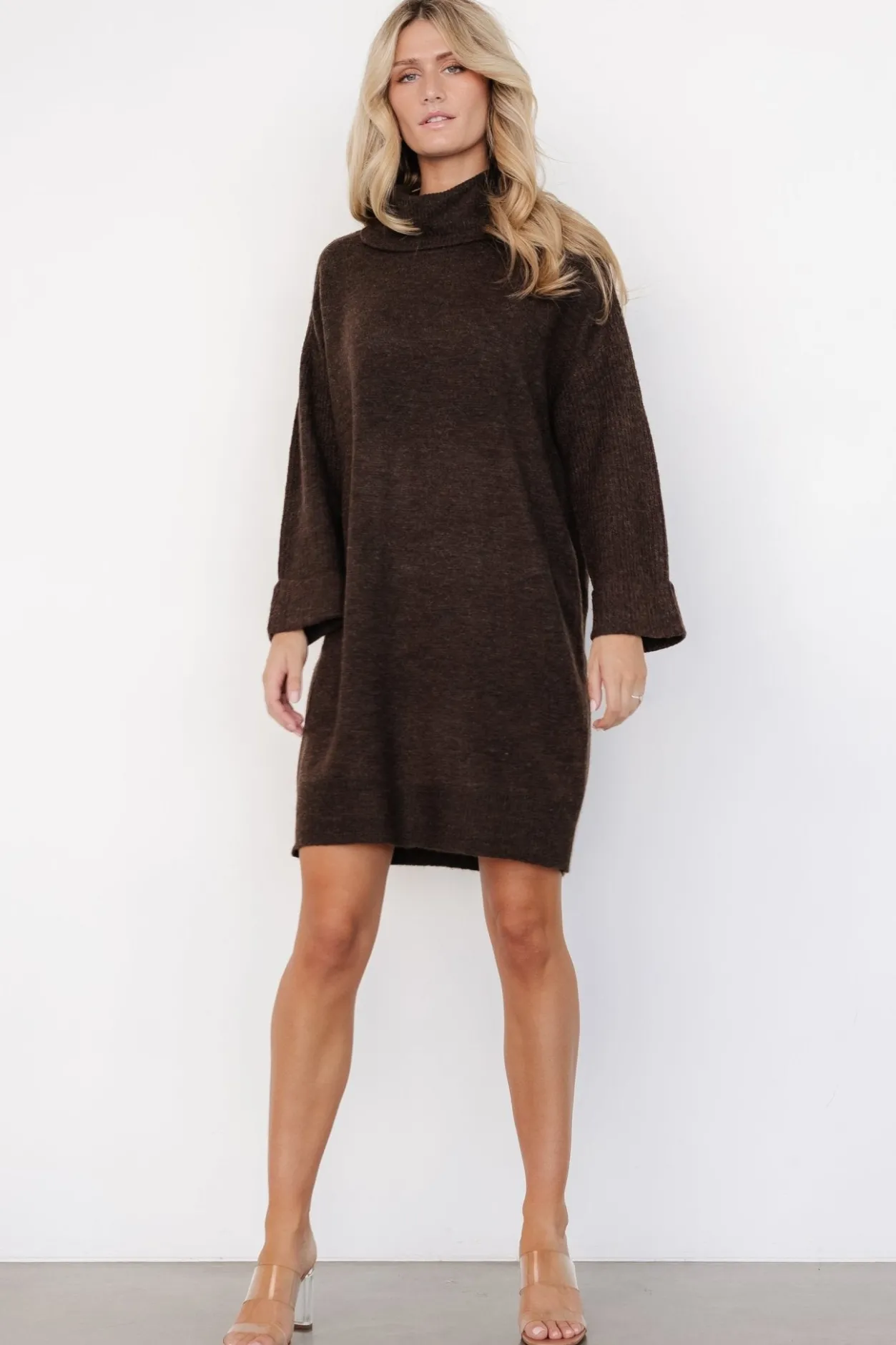 Fashion Baltic Born Amy Sweater Dress | Dark Brown DarkBrown