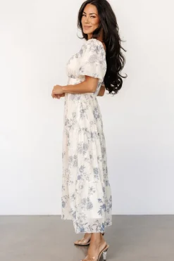 Online Baltic Born Annabeth Midi Dress | Cream + Slate Floral Cream+SlateFloral