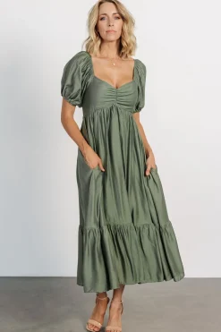 Sale Baltic Born Annalisa Midi Dress | Olive