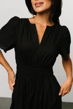 Sale Baltic Born Annette Eyelet Maxi Dress | Black
