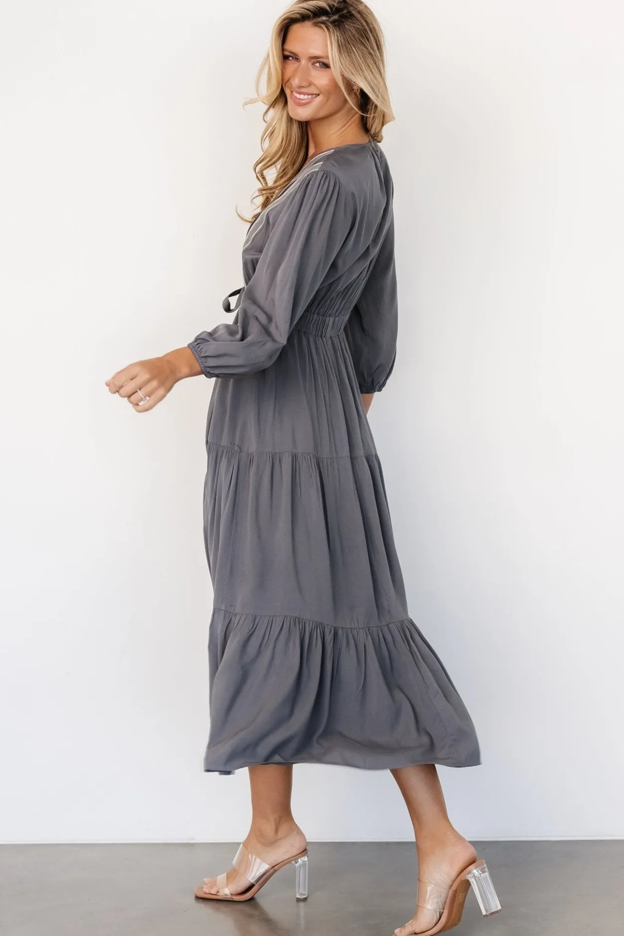 Online Baltic Born Antonia Dress | Dark Gray DarkGray