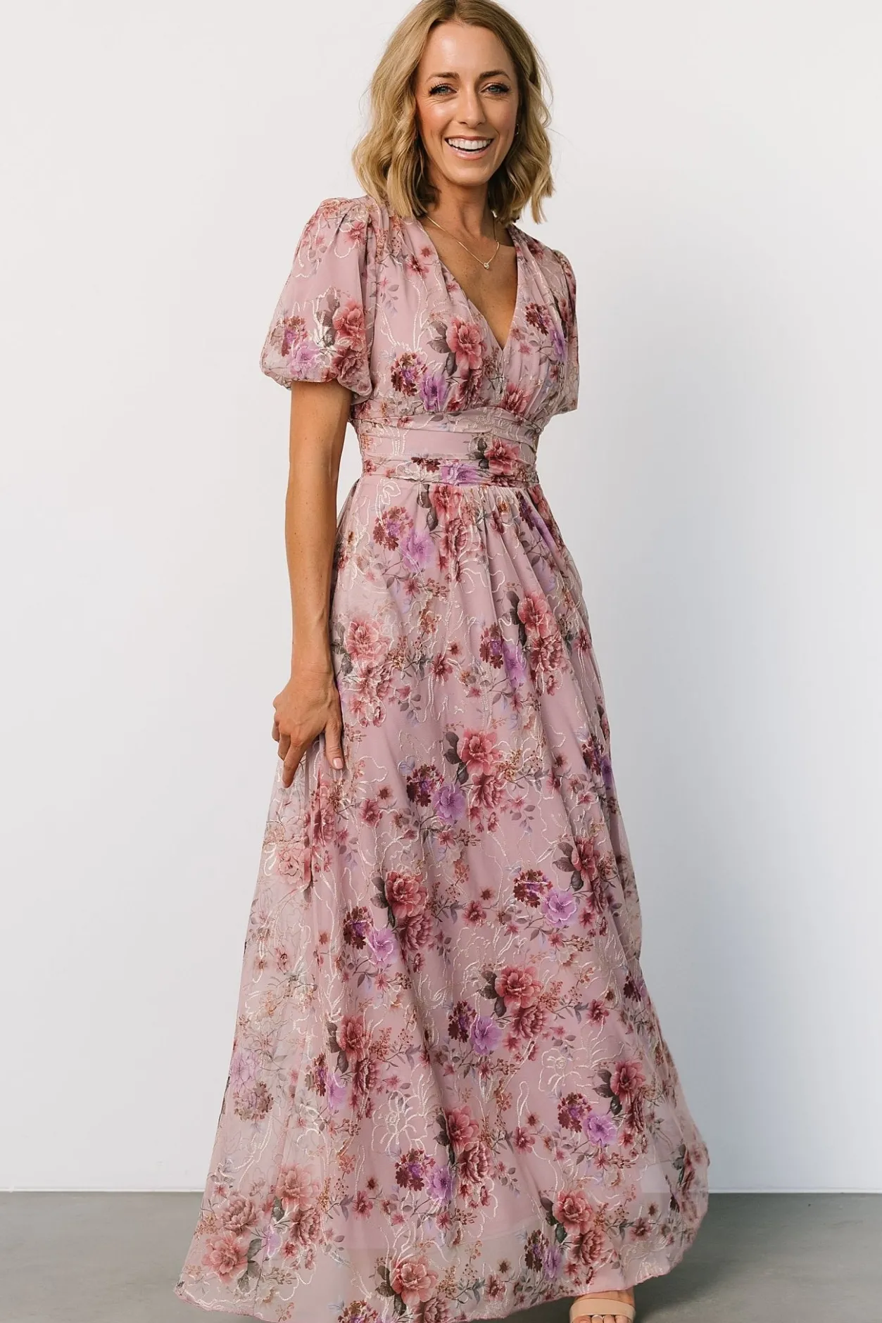 Sale Baltic Born Ardley Maxi Dress | Orchid Floral OrchidFloral