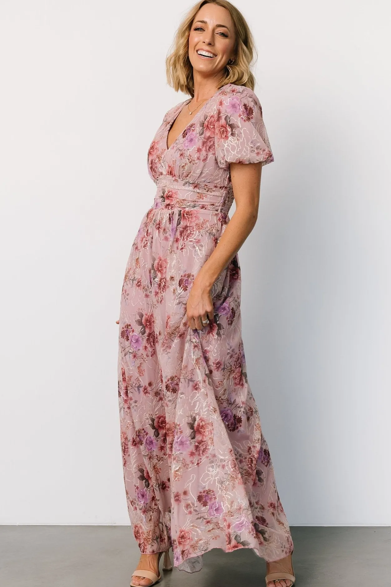 Sale Baltic Born Ardley Maxi Dress | Orchid Floral OrchidFloral