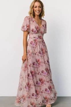 Sale Baltic Born Ardley Maxi Dress | Orchid Floral OrchidFloral