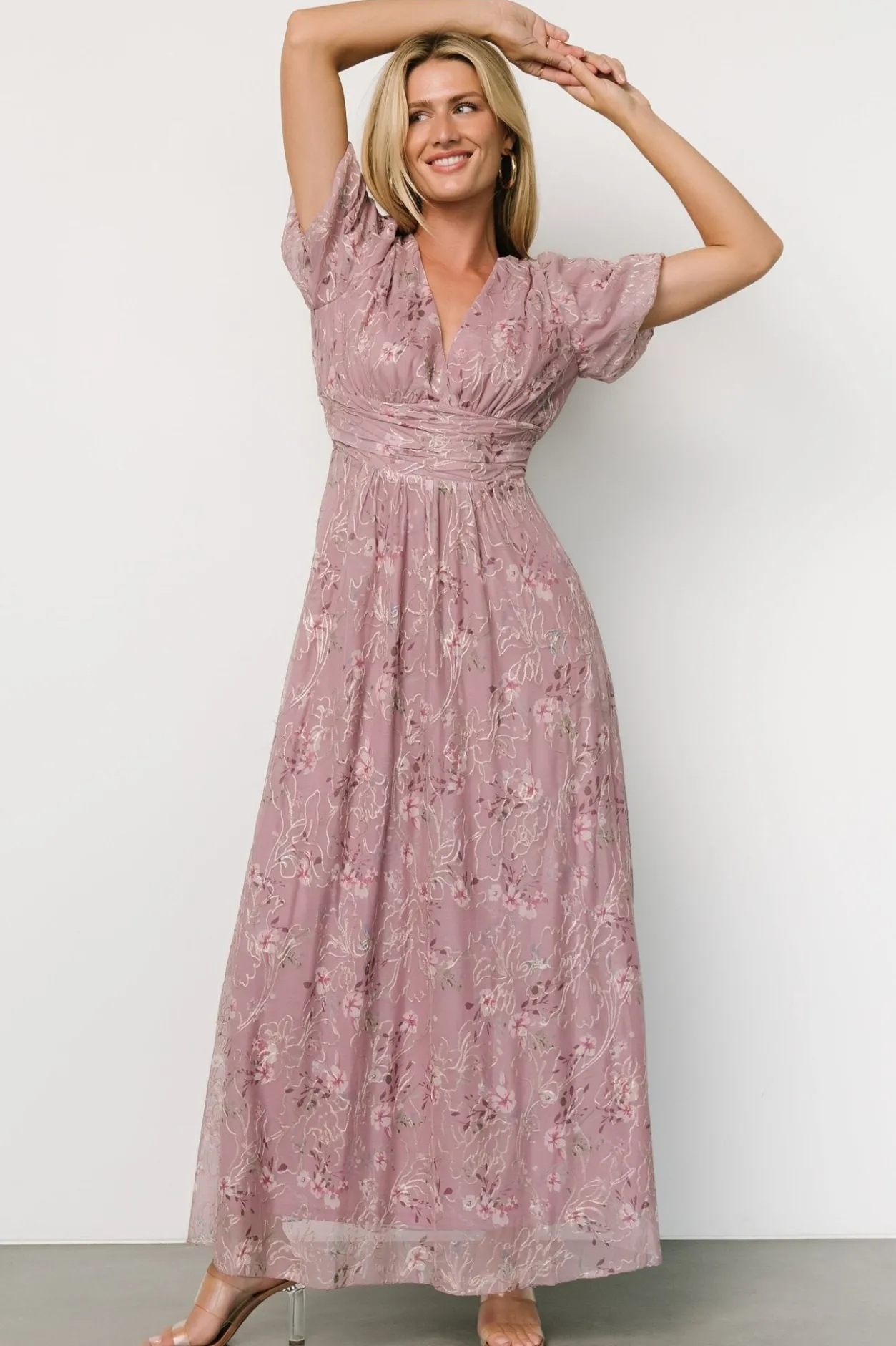 Fashion Baltic Born Ardley Maxi Dress | Vintage Plum Floral VintagePlumFloral