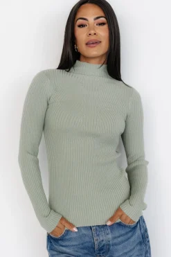 Best Baltic Born Ari Ribbed Long Sleeve Top | Sage
