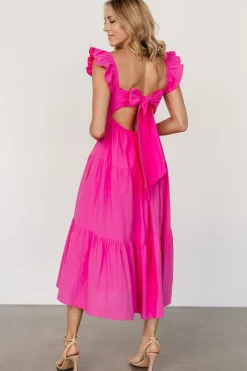 Hot Baltic Born Aria Back Tie Dress | Pink