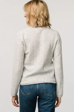 Best Baltic Born Avice Pointelle Sweater | Light Gray LightGray