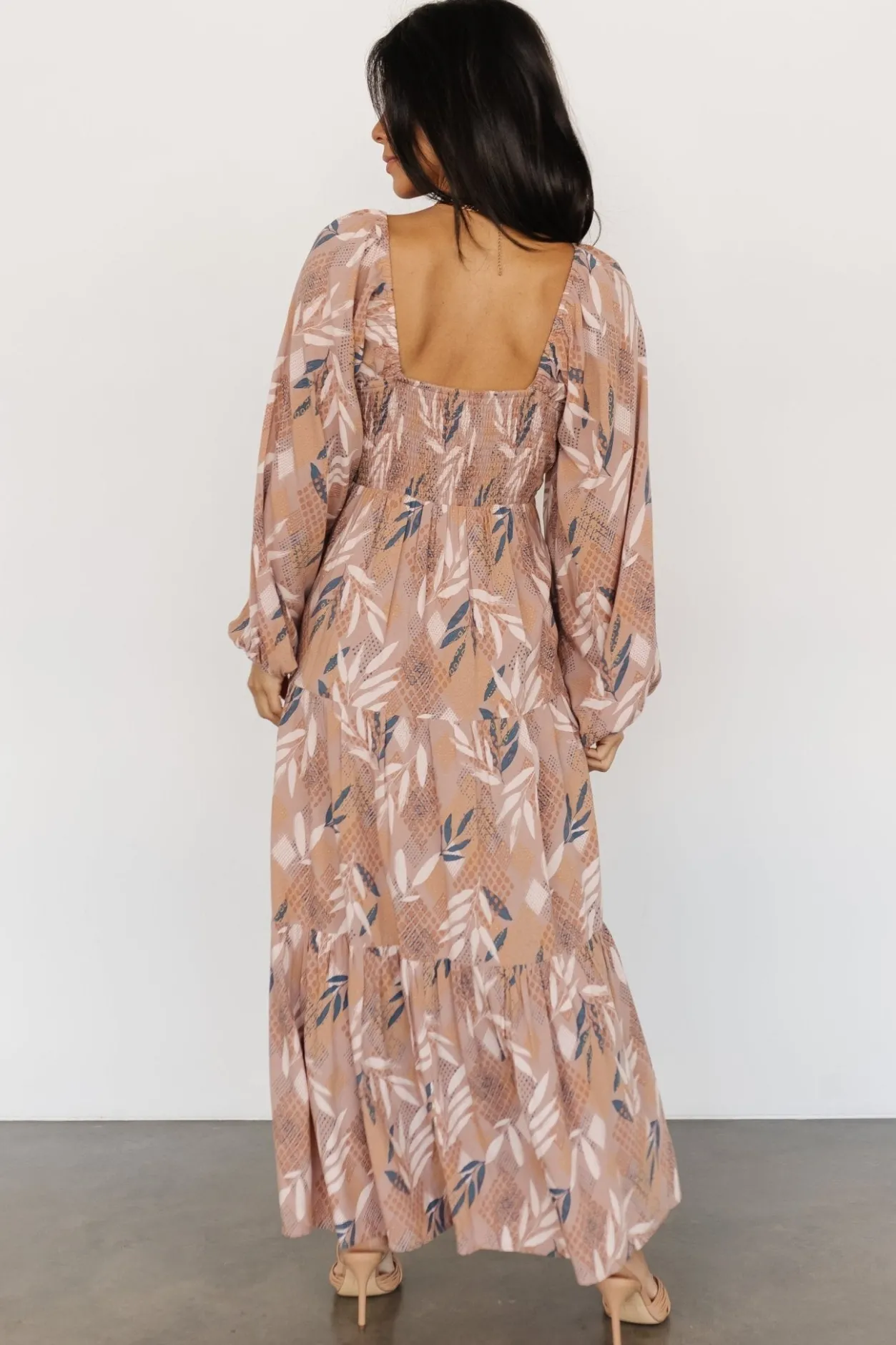 Sale Baltic Born Barbara Maxi Dress | Dusty Mauve Print DustyMauvePrint