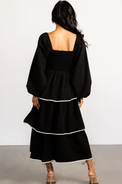 Clearance Baltic Born Barcelona Tiered Dress | Black