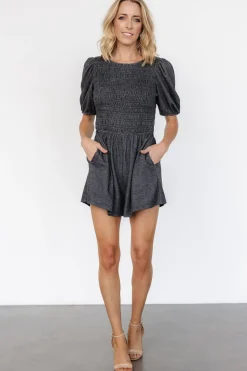 Best Baltic Born Beaumont Romper | Heather Black HeatherBlack