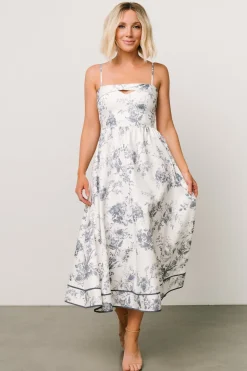 Hot Baltic Born Bellagio Midi Dress | Slate Floral SlateFloral