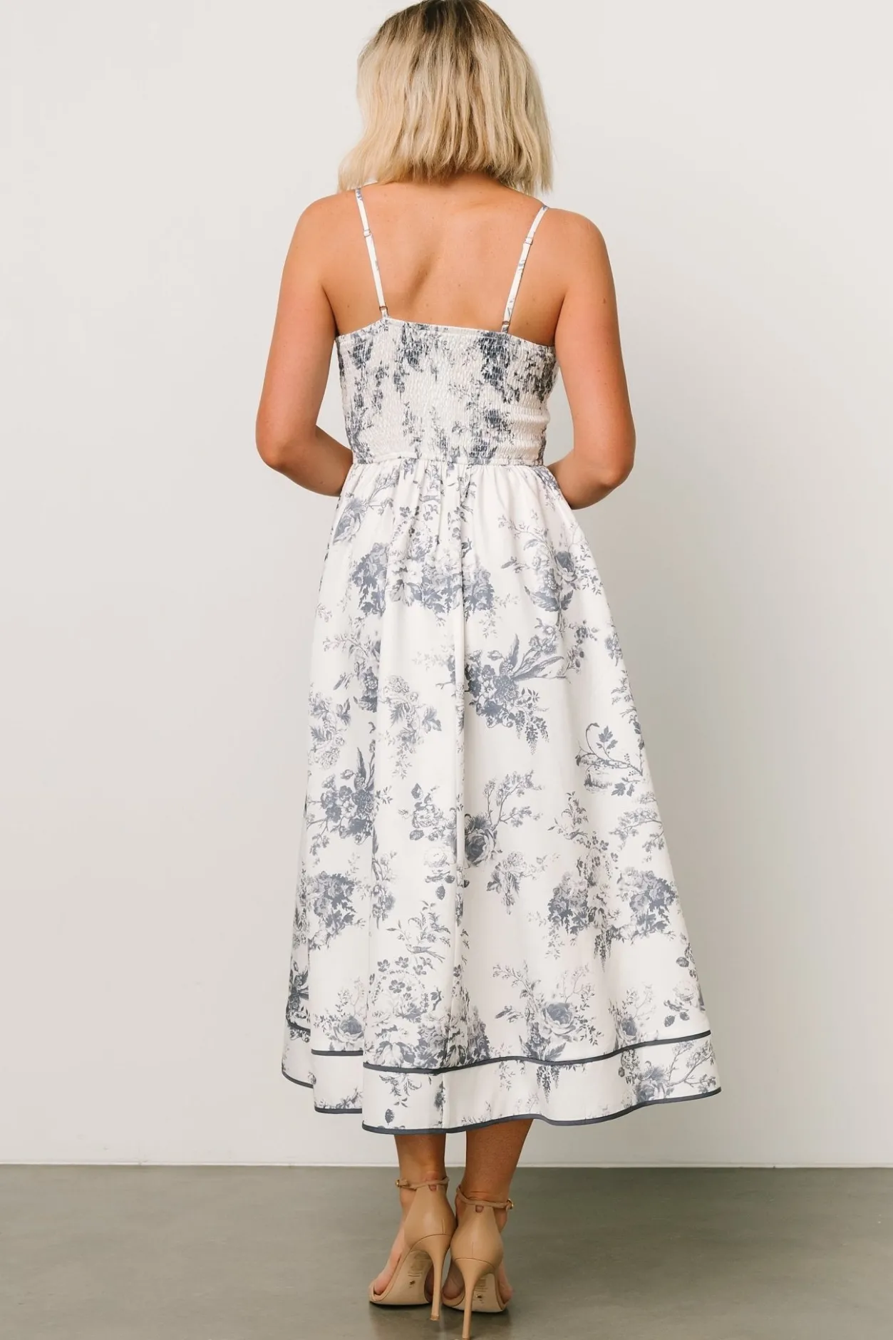Hot Baltic Born Bellagio Midi Dress | Slate Floral SlateFloral