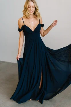 Clearance Baltic Born Bianca Lace Maxi Dress | Navy