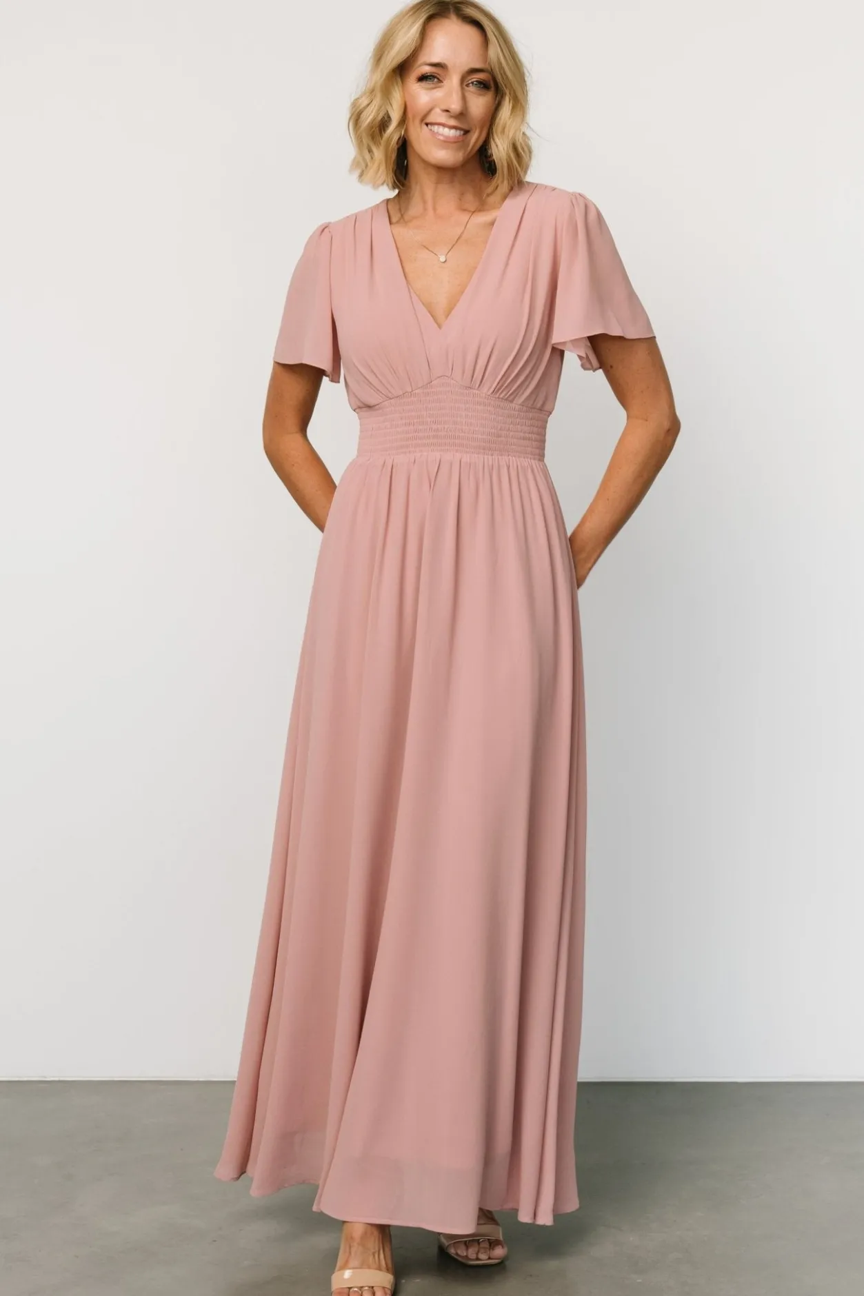 Sale Baltic Born Birdie Maxi Dress | Blush