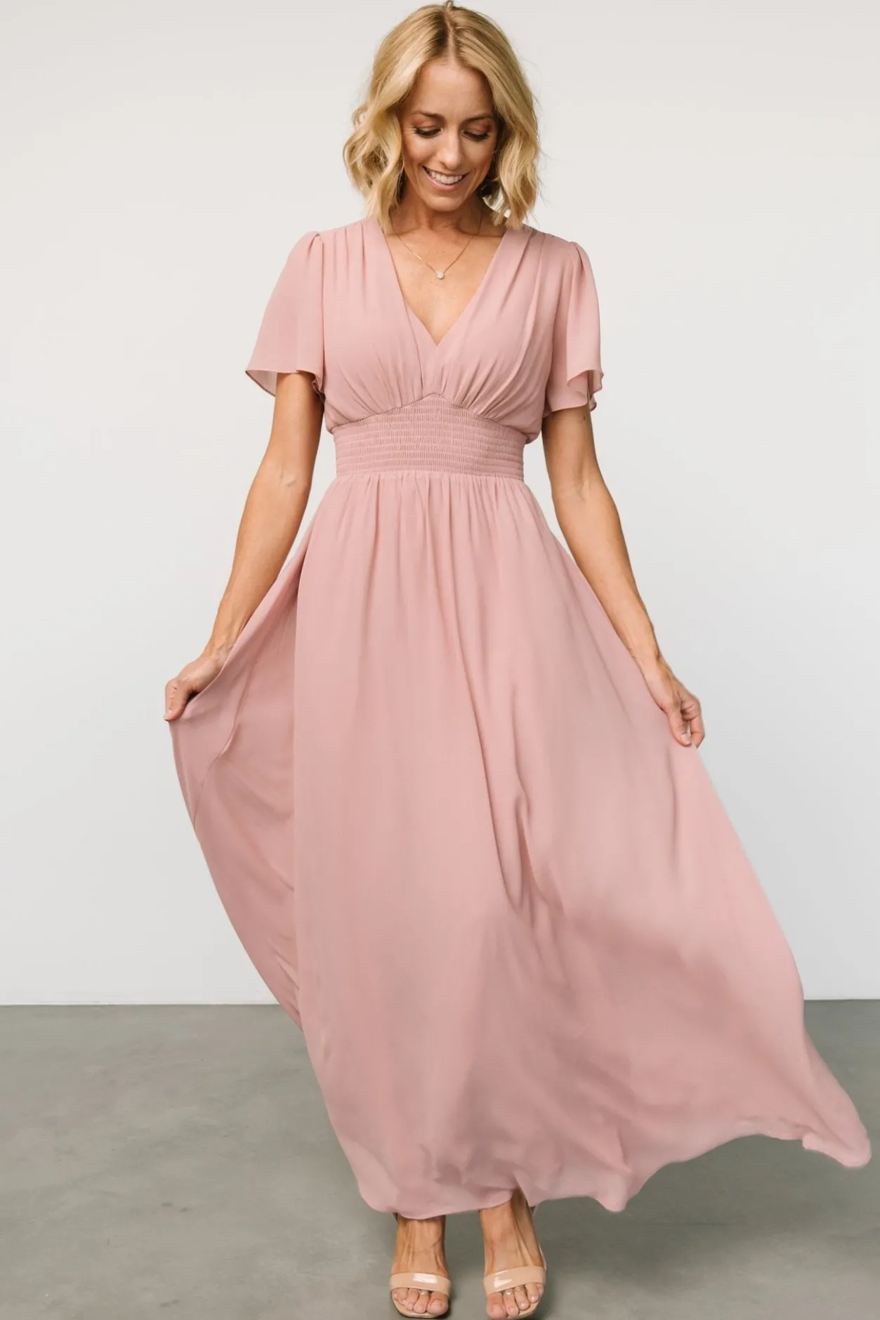 Sale Baltic Born Birdie Maxi Dress | Blush
