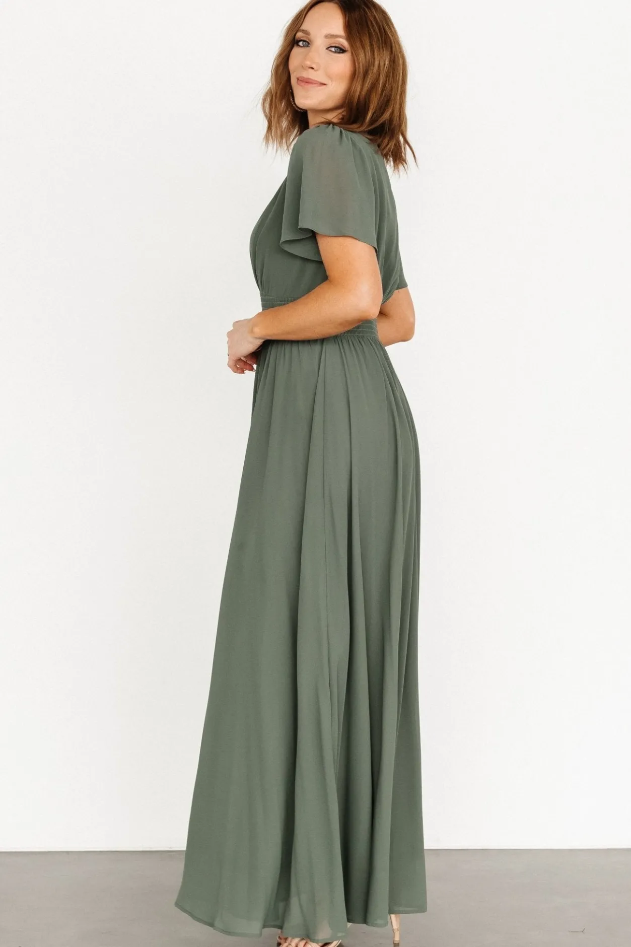 Online Baltic Born Birdie Maxi Dress | Dark Sage DarkSage